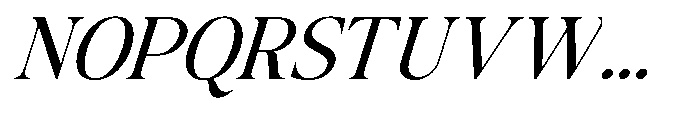 The Kayla Editorial Italic Font UPPERCASE
