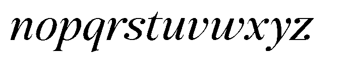 The Kayla Editorial Italic Font LOWERCASE
