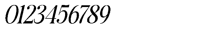 The Kayla Editorial Oblique Narrow Font OTHER CHARS