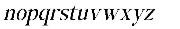 The Kayla Editorial Oblique Font LOWERCASE