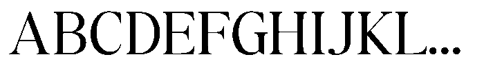The Kayla Editorial Regular Font UPPERCASE