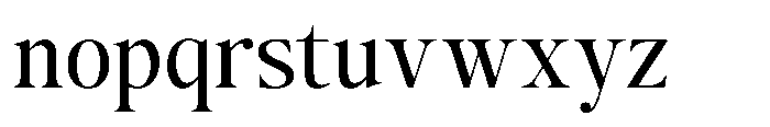 The Kayla Editorial Regular Font LOWERCASE