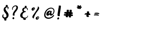 The Keandro Font OTHER CHARS