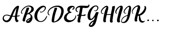 The Keandro Font UPPERCASE