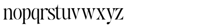 The Kingsy Condensed Font LOWERCASE