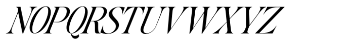 The Kingsy Italic Font UPPERCASE