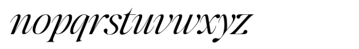 The Kingsy Italic Font LOWERCASE