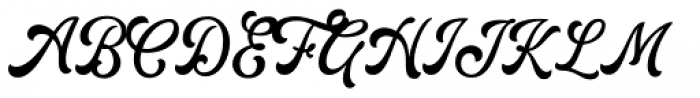 The Kogles Script Regular Font UPPERCASE