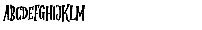 The Last Visitor Font UPPERCASE