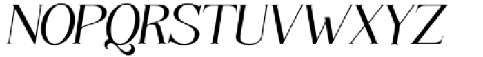 The Lastone Italic Font UPPERCASE