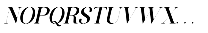 The Latest Perfectly Light Italic Font UPPERCASE