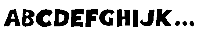 The Leotits Font UPPERCASE