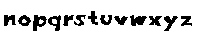 The Leotits Font LOWERCASE