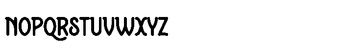 The Lone Ranger Regular Font LOWERCASE