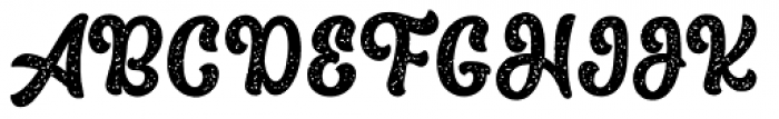 The Macksen Textured Font UPPERCASE