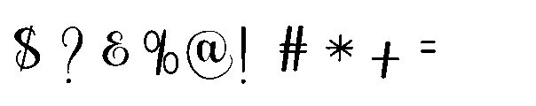 The Maddoniy Font OTHER CHARS