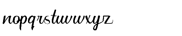 The Maddoniy Font LOWERCASE