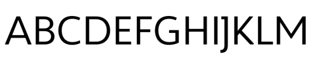 The Main Regular Font UPPERCASE