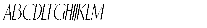 The Marlynes Slant Font UPPERCASE