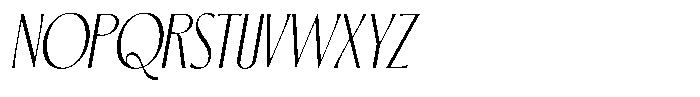 The Marlynes Slant Font UPPERCASE