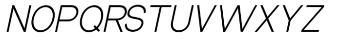 The Matures Thin Italic Font UPPERCASE