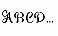 The Milade Regular Font UPPERCASE