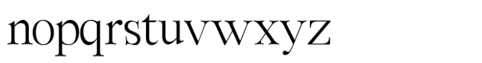 The Minang Thin Font LOWERCASE