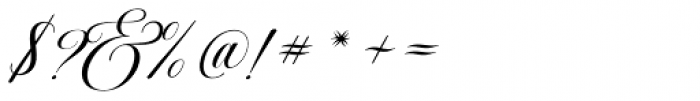 The  Moritza Italic Font OTHER CHARS