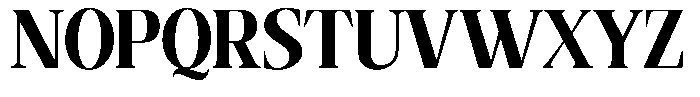 The Musa Editorial Condensed Font UPPERCASE