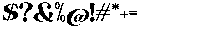 The Musa Editorial Expanded Font OTHER CHARS