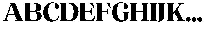 The Musa Editorial Expanded Font UPPERCASE