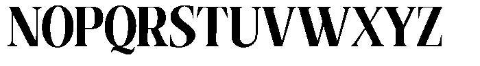 The Musa Editorial Extra Condensed Font UPPERCASE
