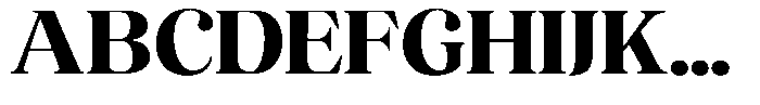 The Musa Editorial Extra Expanded Font UPPERCASE