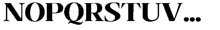 The Musa Editorial Extra Expanded Font UPPERCASE