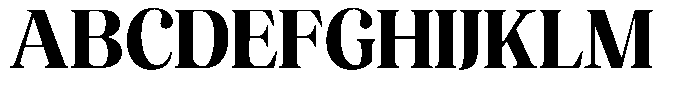 The Musa Editorial Regular Font UPPERCASE