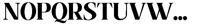 The Musa Editorial Regular Font UPPERCASE