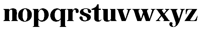 The Musa Editorial Regular Font LOWERCASE