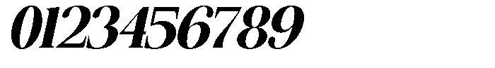 The Musa Editorial Semi Condensed Slant Font OTHER CHARS