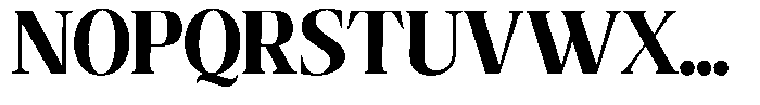 The Musa Editorial Semi Condensed Font UPPERCASE