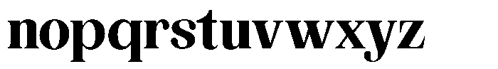 The Musa Editorial Semi Condensed Font LOWERCASE