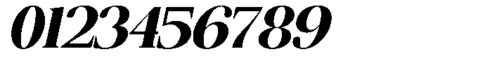 The Musa Editorial Semi Expanded Slant Font OTHER CHARS