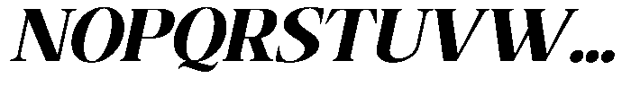 The Musa Editorial Semi Expanded Slant Font UPPERCASE