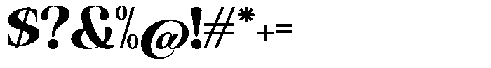 The Musa Editorial Semi Expanded Font OTHER CHARS