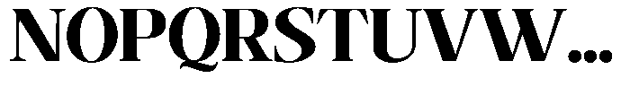 The Musa Editorial Semi Expanded Font UPPERCASE