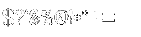 The New Memory  Outline Regular Font OTHER CHARS
