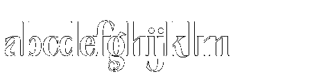 The New Memory  Outline Regular FONT
