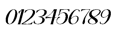 The New Memory  Slant Regular Font OTHER CHARS