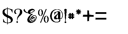 The New Memory  Weight Regular Font OTHER CHARS