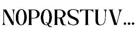 The New Memory  Weight Regular Font UPPERCASE