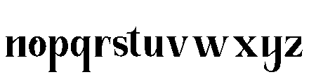 The New Memory  Weight Regular Font LOWERCASE